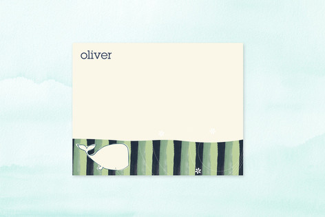 Whale Tale Children's Personalized Stationery