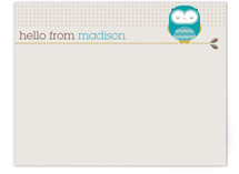 Owl Children's Personalized Stationery