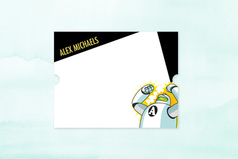 Robot Children's Personalized Stationery