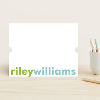 Accent Children's Personalized Stationery