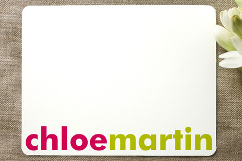 Accent Children's Personalized Stationery