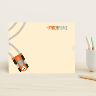 Racing Children's Personalized Stationery