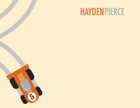 Racing Kids Personalized Stationery, by Mandy Gordon