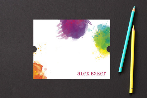 Artist Palette Children's Personalized Stationery