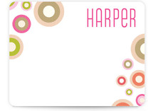 Round Knit Children's Personalized Stationery