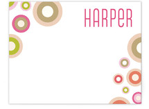 Round Knit Children's Personalized Stationery