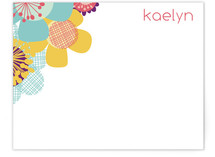 Retro Floral Children's Personalized Stationery