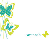 Flutterpatch Kids Personalized Stationery, by Mandy Gordon