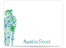 Zebra Children's Personalized Stationery