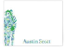 Zebra Children's Personalized Stationery