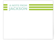 Stripes Children's Personalized Stationery