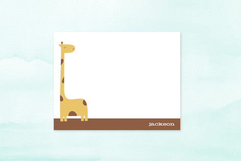 jack the giraffe Children's Personalized Stationery jack the giraffe Children's Personalized Stationery