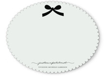 Paris + Vintage Ribbon Children's Personalized Stationery