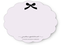 Paris + Vintage Ribbon Children's Personalized Stationery