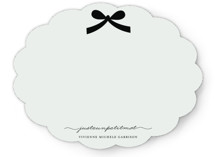 Paris + Vintage Ribbon Children's Personalized Stationery
