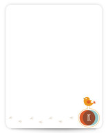 Little Bird Children's Personalized Stationery