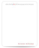 Little Letters Children's Personalized Stationery