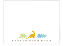 Dino Parade Children's Personalized Stationery