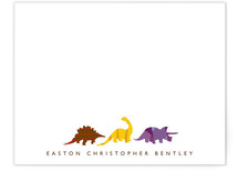 Dino Parade Children's Personalized Stationery