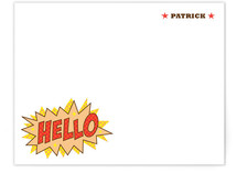 Comic Book Kid Children's Personalized Stationery