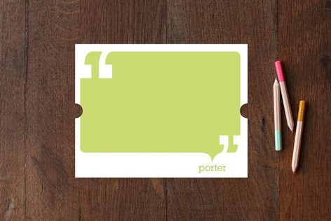 Quotes Children's Personalized Stationery
