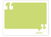 Quotes Children's Personalized Stationery