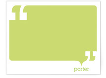 Quotes Children's Personalized Stationery
