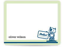 retro pup Children's Personalized Stationery