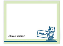 retro pup Children's Personalized Stationery