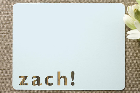 Zach Children's Personalized Stationery