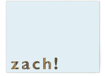 Zach Children's Personalized Stationery