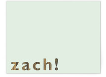 Zach Children's Personalized Stationery