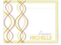 two braids Children's Personalized Stationery