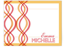 two braids Children's Personalized Stationery