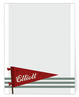 vintage pennant Children's Personalized Stationery