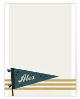 vintage pennant Children's Personalized Stationery