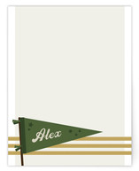 vintage pennant Children's Personalized Stationery