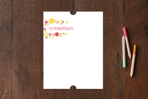 pop dot Children's Personalized Stationery