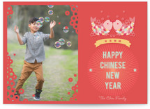 Lucky Double Fish Lunar New Year Cards