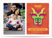 Neon Dragon Lunar New Year Cards