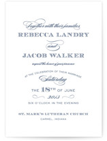Soiree Letterpress Wedding Invitations