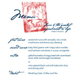 Bali Hai Menu