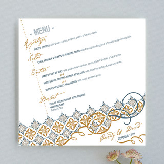 Fine Dining Menu