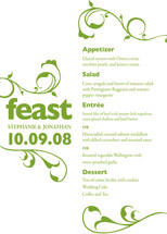 Feast Menu