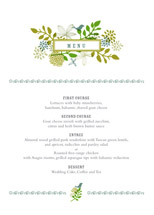 Fling Menu, by Andrea Mentzer