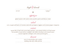 Modern Star Menu