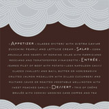 Pearls on a String Menu