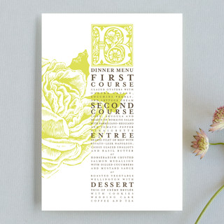 Rose Garden Menu
