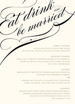 Winter Flourish Menu