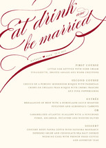Winter Flourish Menu